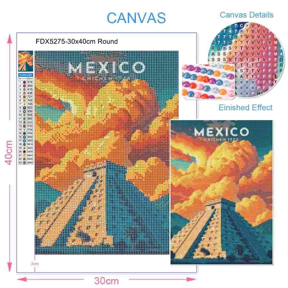 Kit de Pintura com Diamantes D - Photo Mosaic Print avaliação e preço